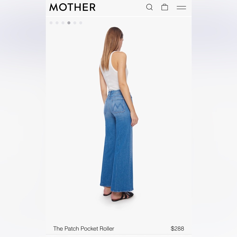 Favorite Jeans!! Patch pocket roller. MOTHER DENIM